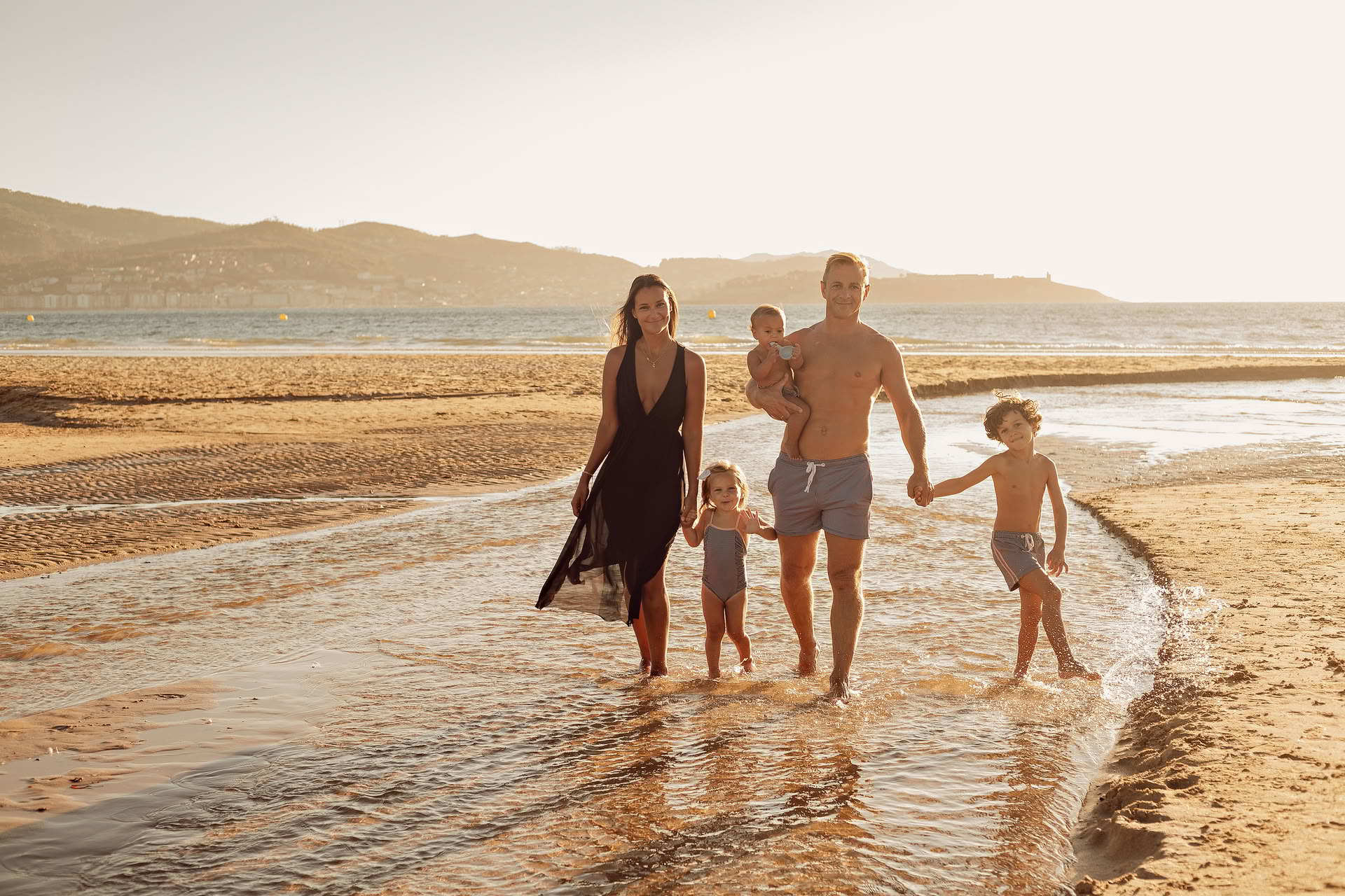 Original family photo - input for AI coloring book generator