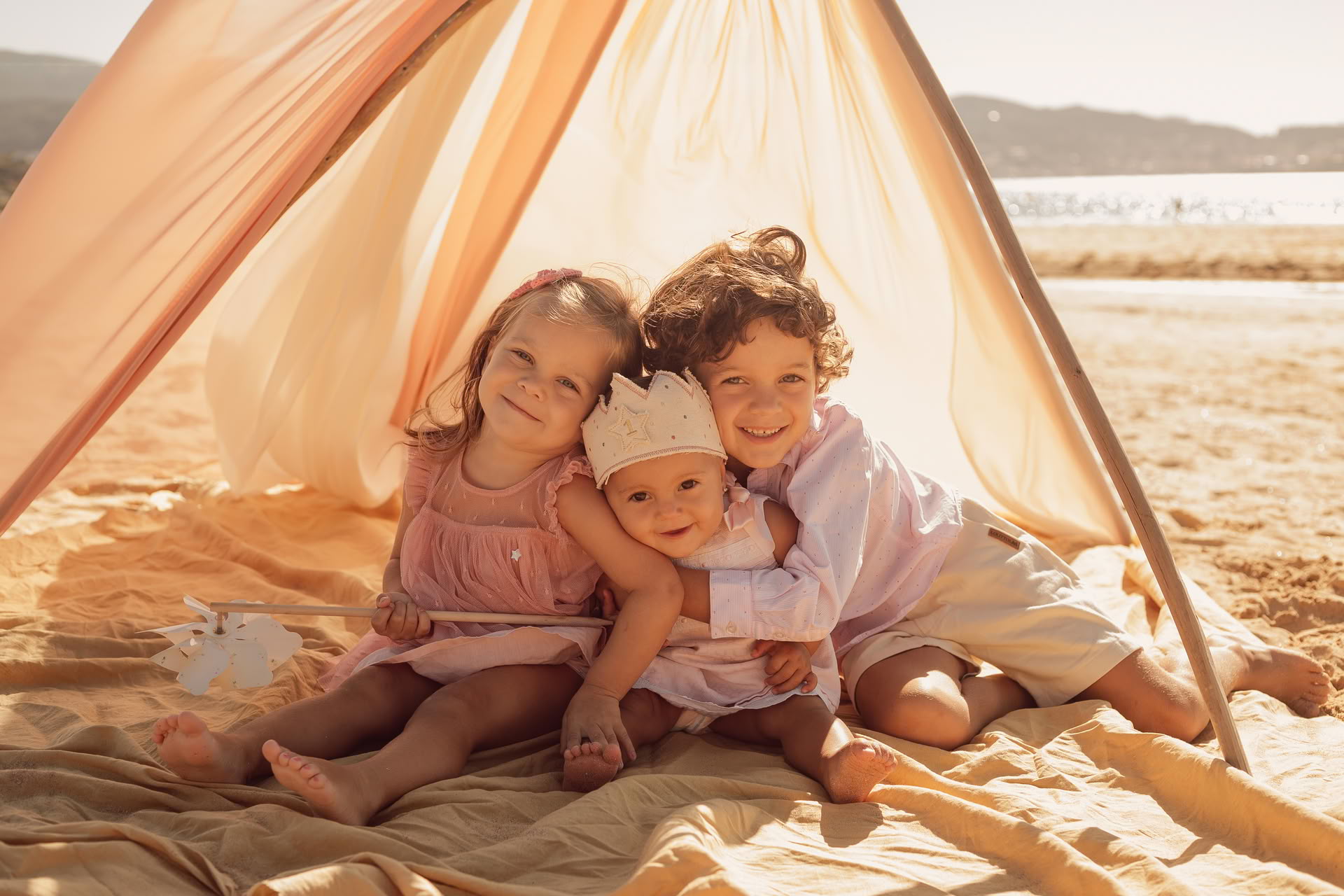 Original family photo - input for AI coloring book generator