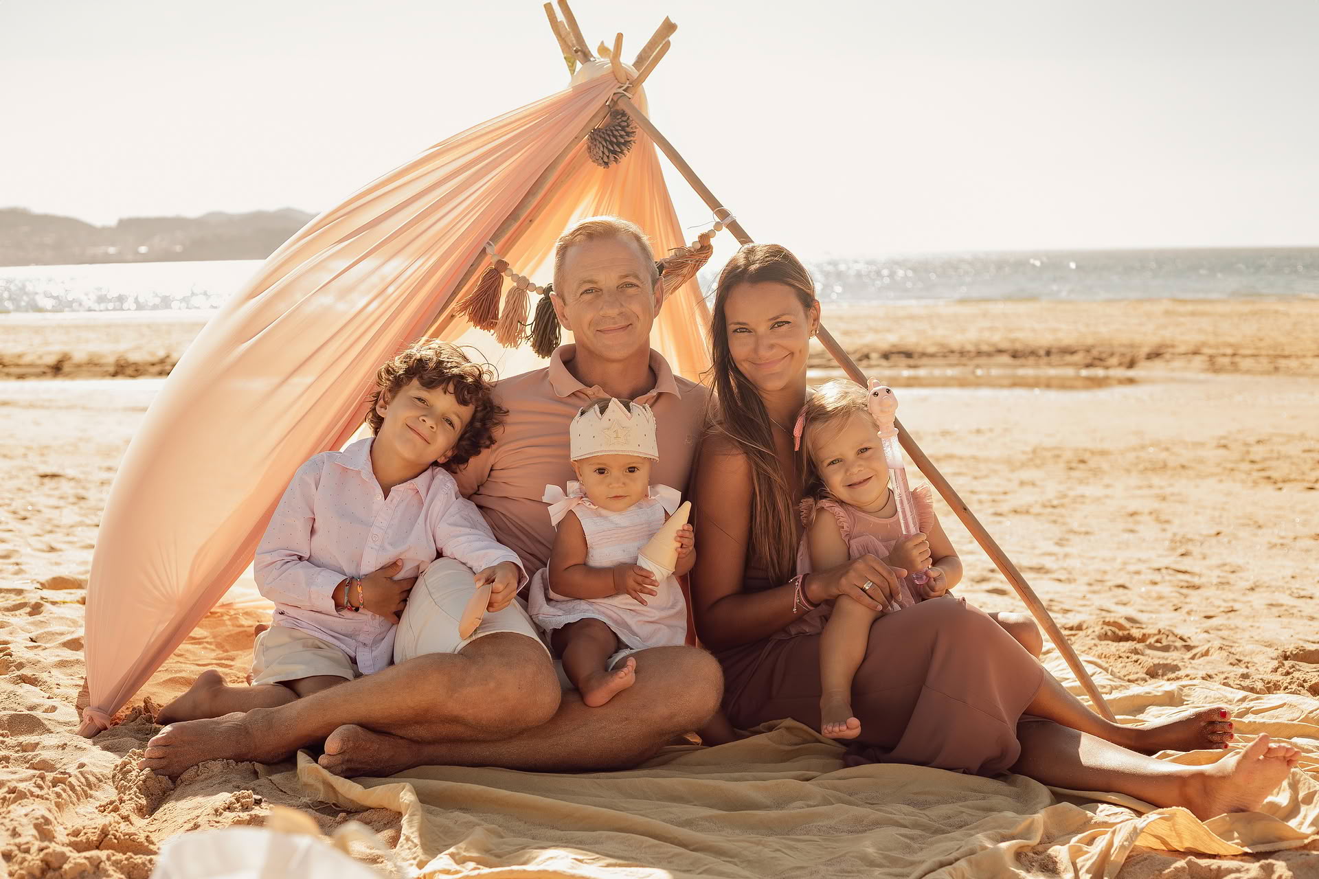 Original family photo - input for AI coloring book generator